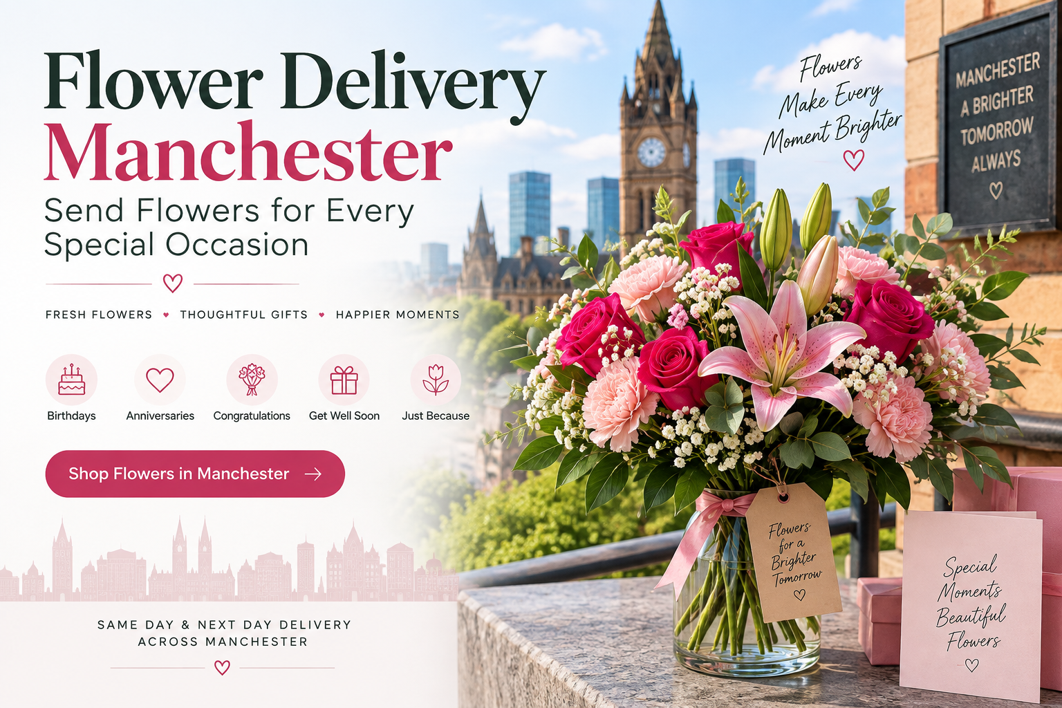 Flower Delivery Manchester – Send Flowers for Every Special Occasion