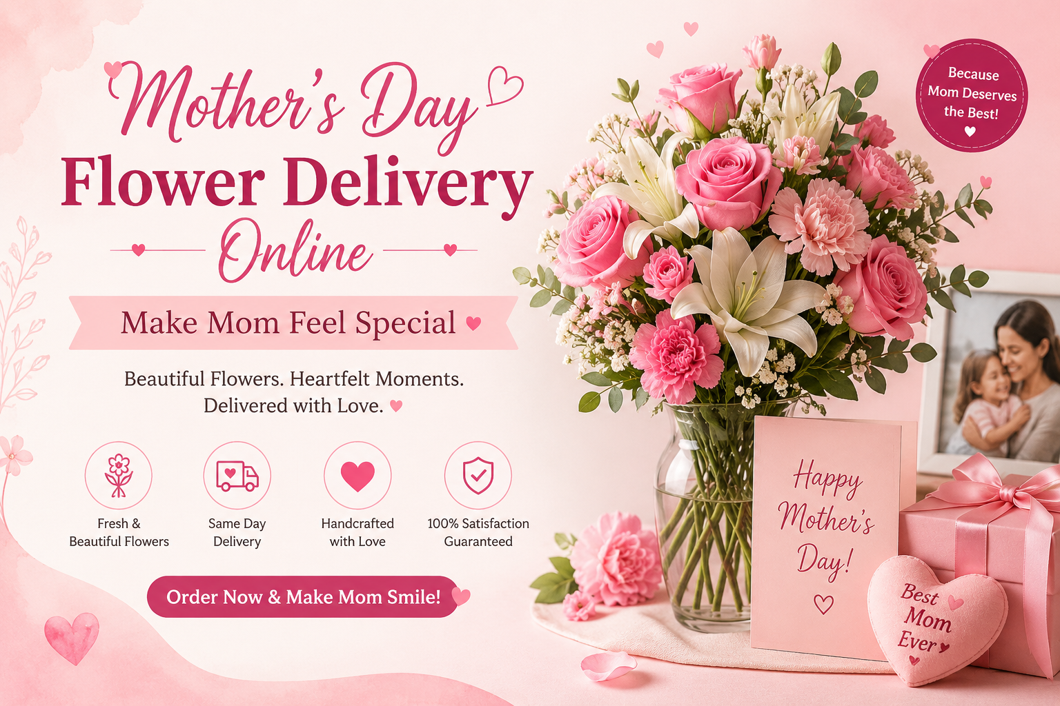 Mother's Day Flower Delivery Online – Make Mom Feel Special