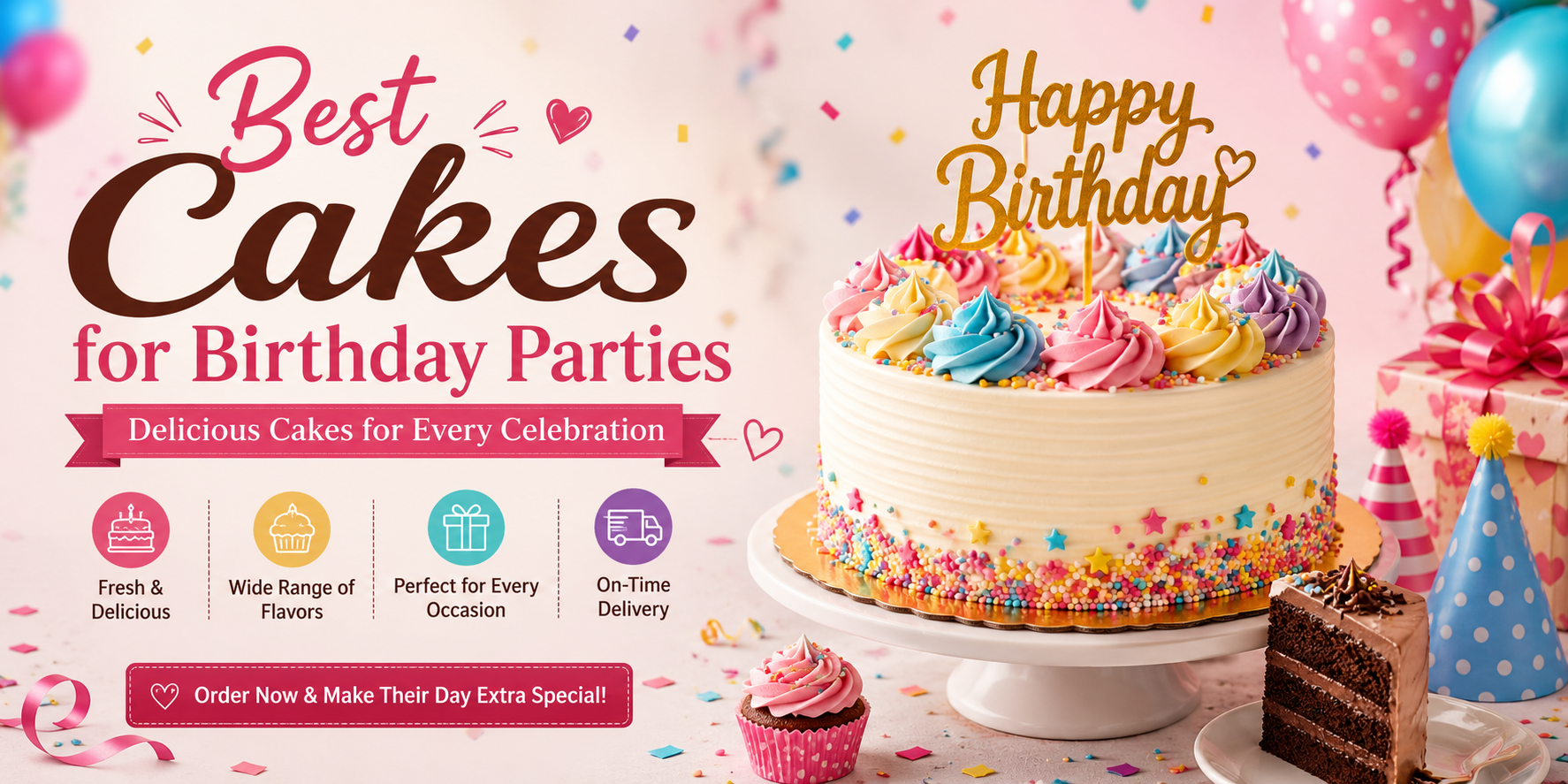 Best Cakes for Birthday Parties – Delicious Cakes for Every Celebration
