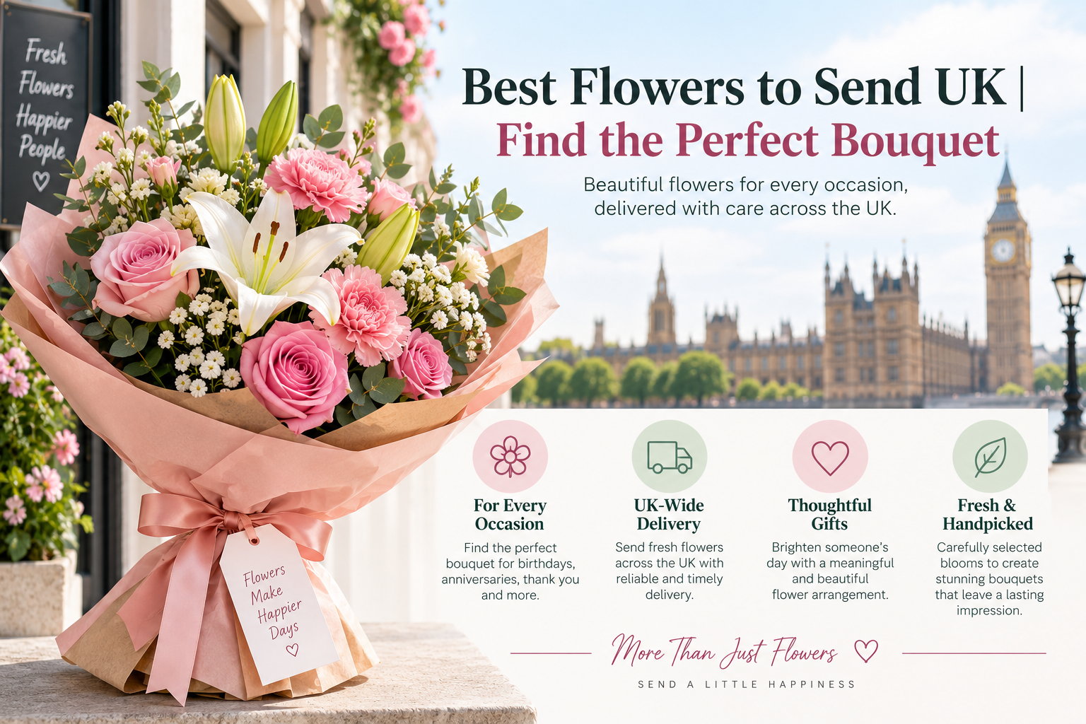 Best Flowers to Send UK | Find the Perfect Bouquet