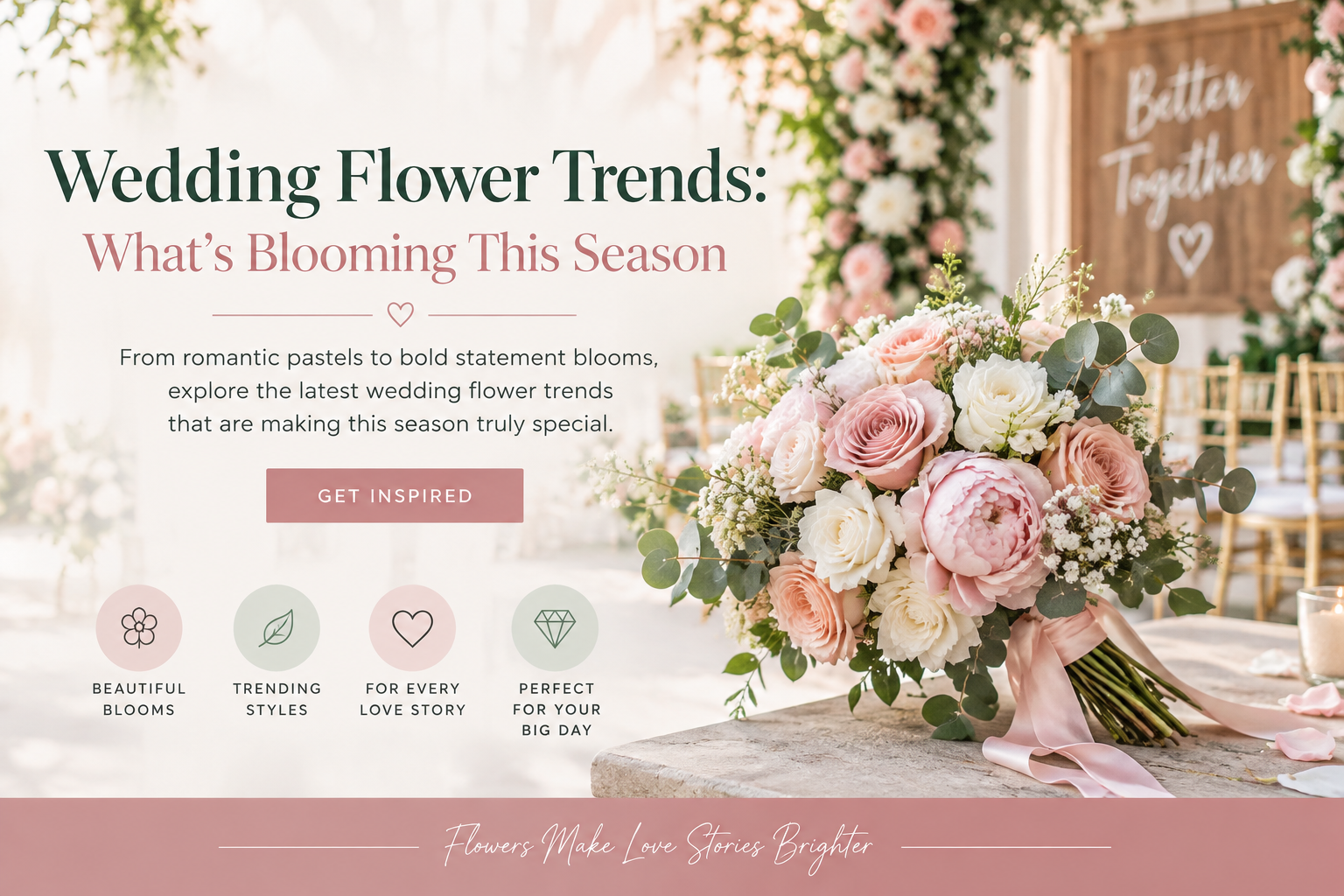 Wedding Flower Trends: What's Blooming This Season